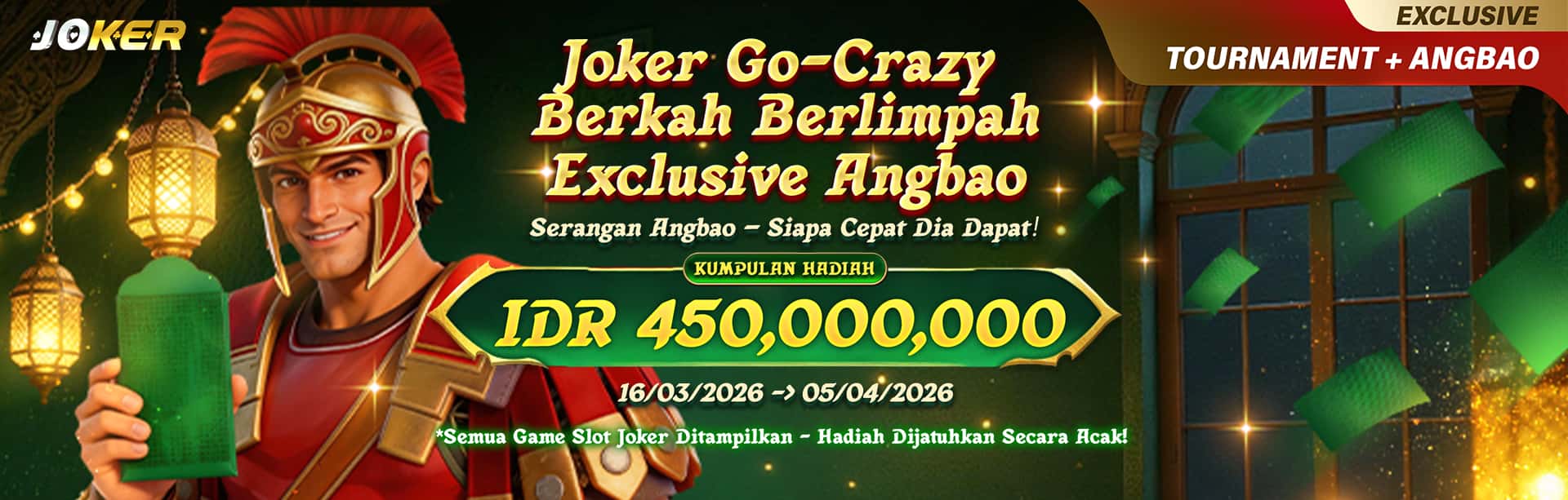 JOKER GO-CRAZY BERKAH BERLIMPAH EKSKLUSIF ANGBAO