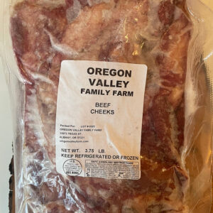 Beef Cheeks from Oregon Valley Farm